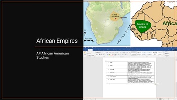 Preview of AP African American Studies Ancient Empires