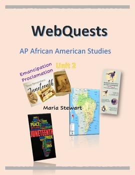 Preview of AP African American Studies Unit 2 WebQuests