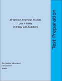 AP African American Studies Unit 4 FRQs