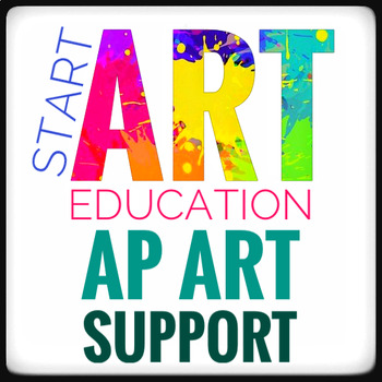 Preview of Visual Art. AP Art Curriculum Bundle. Student Guide for Drawing, 2D and 3D Art