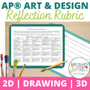 Preview of AP Art & Design Self Evaluation Rubric