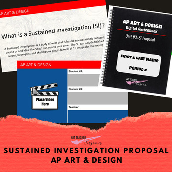 Preview of AP Art & Design: Sustained Investigation Proposal