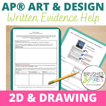 Preview of AP® Art & Design Written Evidence Practice