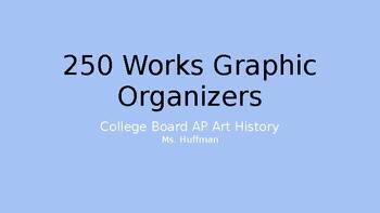 Preview of AP Art History Graphic Organizer Slides (All 250 Artworks)