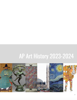 Preview of AP Art History Notebook 2- Google Slides