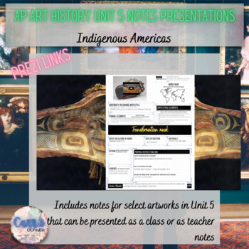 Preview of AP Art History Unit 5 Completed Notes | Indigenous Americas