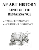 AP Art History Unit 6 Workbook for European Renaissance