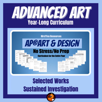 Preview of AP®Art and Design Curriculum - No Prep No Stress Year Long AP ® Art