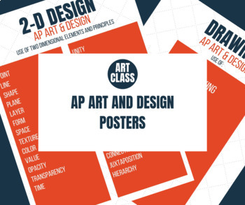 AP Art and Design Posters (2-D Art and Design/ Drawing Portfolios)