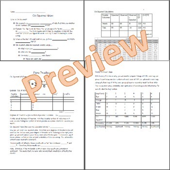 Chi Squared by CrazyScienceLady | Teachers Pay Teachers