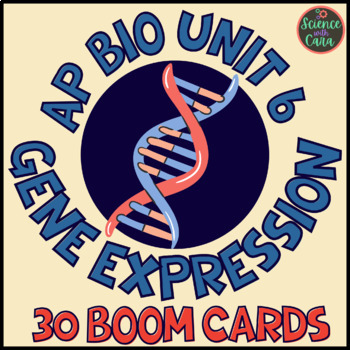 Preview of AP Bio Unit 6 Gene Expression and Regulation Review Cards