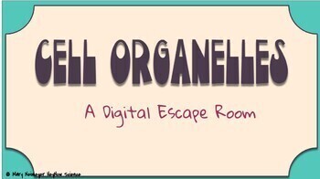 Preview of AP Biology Cell Organelle Digital Escape Room 