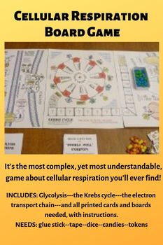 Preview of AP Biology: Cellular Respiration Board Game