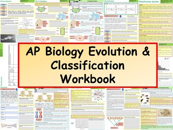Preview of AP Biology: Classification & Evolution Workbook