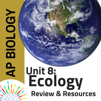 Preview of AP Biology Complete Review plus Resources for Unit 8: Ecology