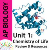 AP Biology Comprehensive Review plus Resources for Unit 1: