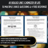 AP Biology Curriculum BUNDLE | Unit 1 Chemistry of Life FR