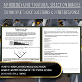 AP Biology Curriculum BUNDLE | Unit 7 Natural Selection FR