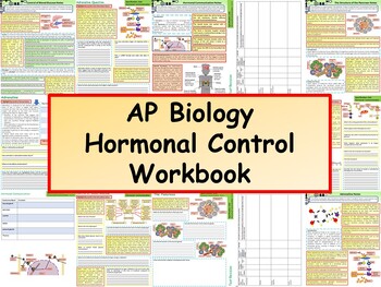 Preview of AP Biology: Hormonal Control Workbook