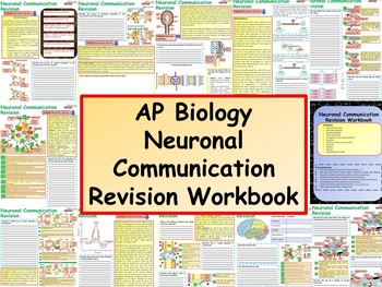 Preview of AP Biology Neuronal Communication Revision Workbook