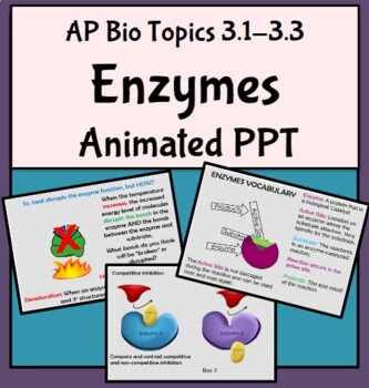 Ap Biology Topics 3 1 3 2 And 3 3 Enzymes Hey Now Science Tpt