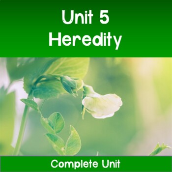 Preview of AP Biology Unit 5: Heredity COMPLETE UNIT Distance Learning Compatible