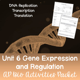 AP Biology Unit 6 Gene Expression and Regulation Activitie