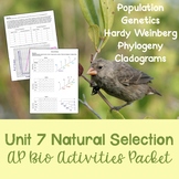 AP Biology Unit 7: Natural Selection Activities Packet