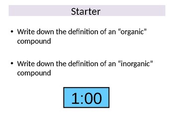 Preview of AP CHEMISTRY Intro to Organic Chemistry complete lessons, homework + assessment