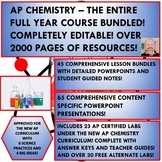 AP CHEMISTRY - THE ENTIRE FULL YEAR COURSE BUNDLE - OVER 2
