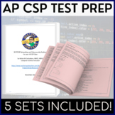 AP CSP Test Prep Bundle for High School