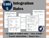 AP Calc AB Unit 5 - Integration Rules and Properties