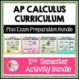 AP Calculus 2nd Semester Activities Bundle (Units 6 - 8)