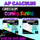 AP Calculus AB & BC Curriculum Bundle plus FUN Notes Bonus