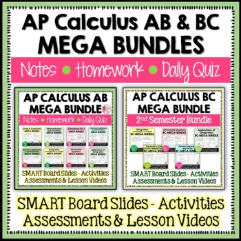 Preview of AP Calculus AB & BC Double Mega Bundle Curriculum | Flamingo Math