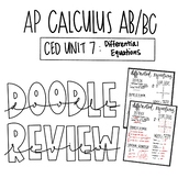 AP Calculus AB/BC Unit 7: Differential Equations Doodle Review