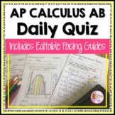 AP Calculus AB Daily Quiz Bundle | Flamingo Math 