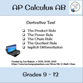 The Derivative Test in AP Calculus AB