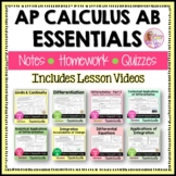 AP Calculus AB Essentials Bundle with Videos | Flamingo Math