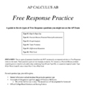 AP Calculus AB Free Response Practice Packet