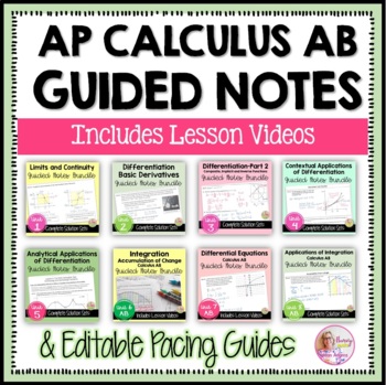 Preview of AP Calculus AB Guided Notes & Lesson Videos | Flamingo Math