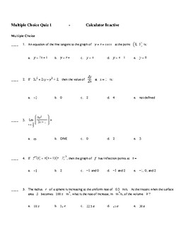 1998 ap calculus exam ab multiple choice questions