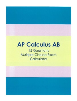 2017 AP Calculus AB multiple choice questions