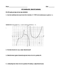 AP Calculus AB: Quiz Continuity