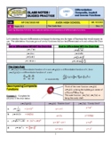 AP Calculus AB - Unit 3 - Guided Practice/Class Notes - SOLUTIONS