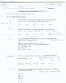 AP Calculus AB: Unit Exam Derivative Application Answer Key