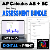 AP Calculus AB plus BC Google Forms Digital Bundle with Pr