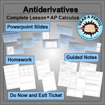 Preview of AP Calculus: Antiderivatives Complete Lesson