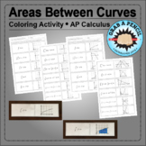 AP Calculus: Areas Between Curves Coloring Activity