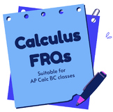AP Calculus BC Area and Volume FRQ#2.1